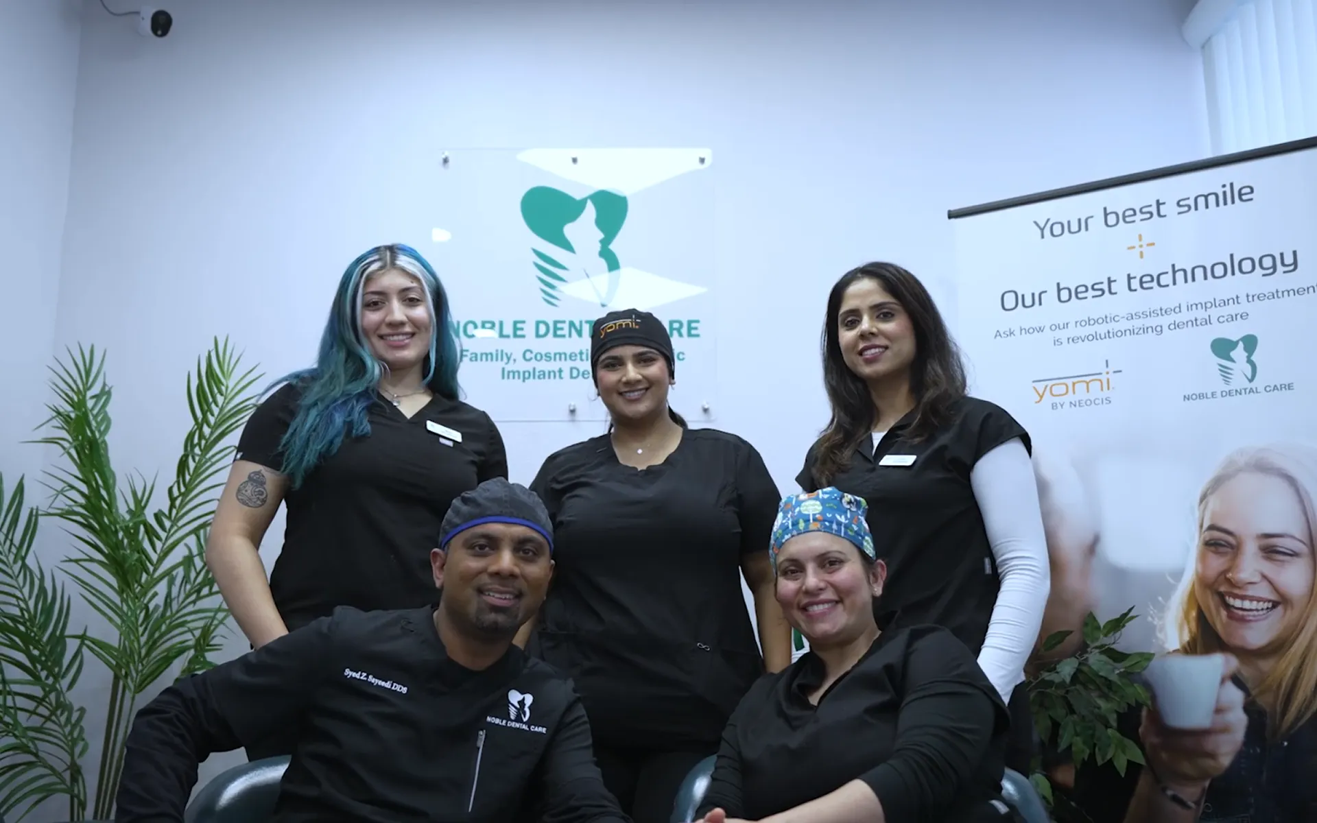 The Noble Dental Care team at the Union City practice